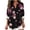 Black-A, variant on Womens Plus Size Tops V Neck T Shirts 3/4 Sleeve Blouse Summer Casual Tees (2XL, Blue-C)