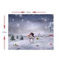 thumbnail image 2 of Tema De Navidad Impreso Suave Manta Sofá Sofá Sofá Throw 130x150,150cmx200cm Para Elección Muñeco de nieve_1 130x150cm Macarena Manta de franela, 2 of 8