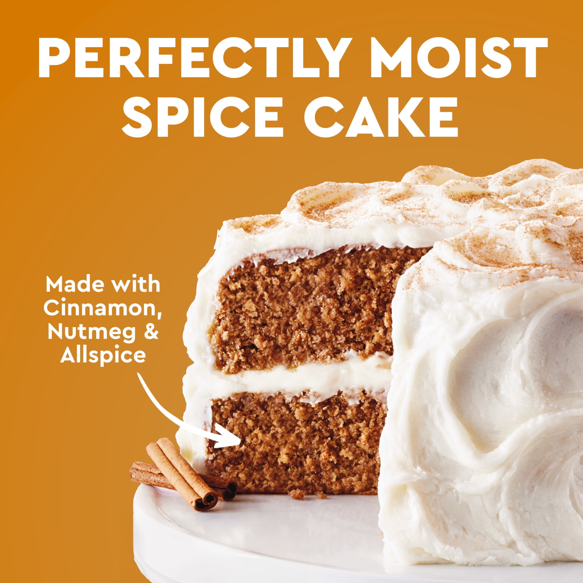 (12 pack) Duncan Hines Signature Perfectly Moist Spice Cake Mix, 15.25 oz.