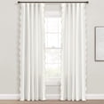 thumbnail image 1 of Par de cortinas de ventana con decoración exuberante, estilo costero y elegante, 52 x 84 cm, 1 of 7