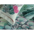 thumbnail image 4 of Ambesonne Cactus Quilted Bedspread Set 3 Pcs, Thorny Boho Blossoms, Queen Size, Multicolor, 4 of 5