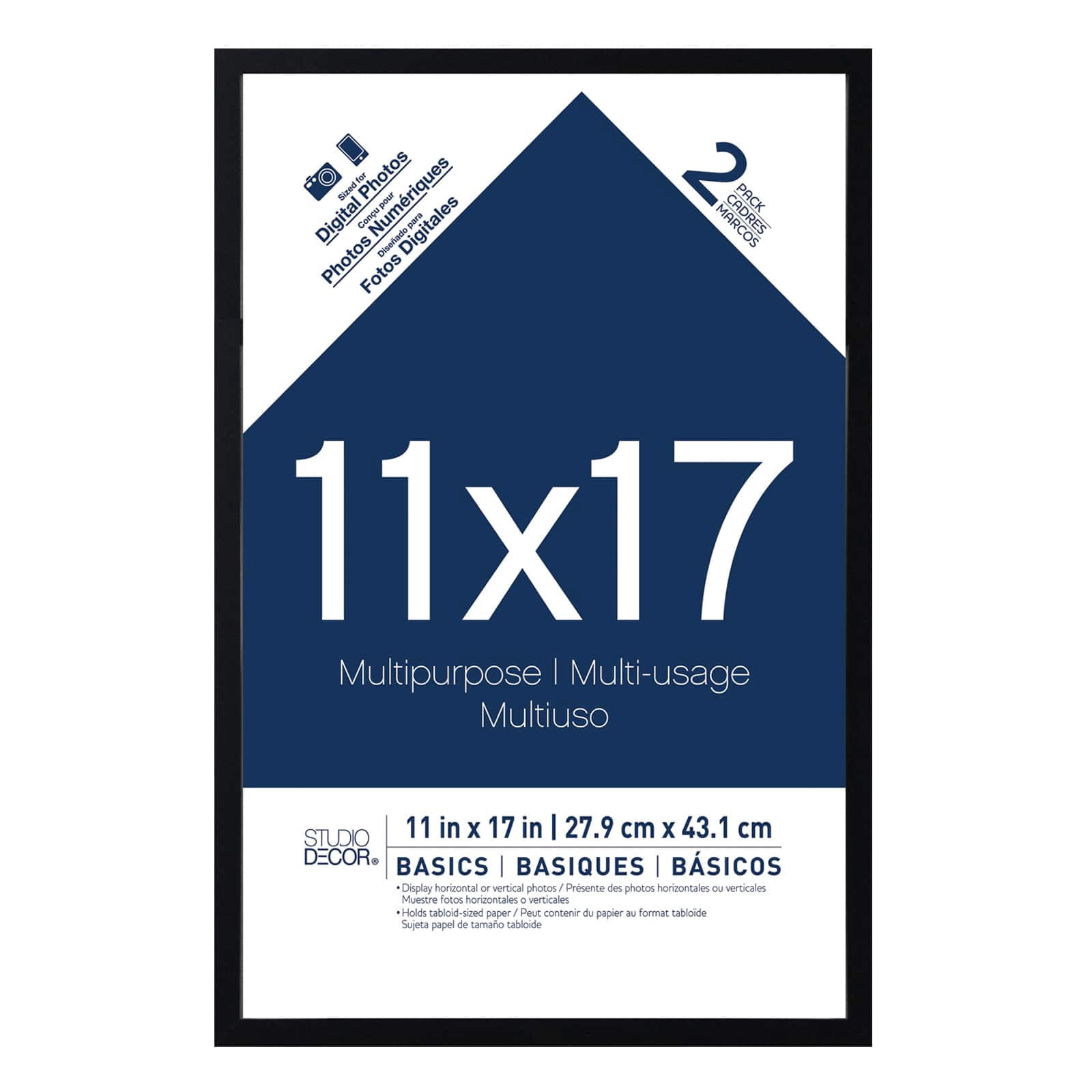 Studio Decor 2-Pack Basics Multipurpose Frames