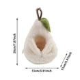 thumbnail image 3 of Sugar Glider Sleeping Pouch, Warm Plush Hamster Hammock with Hanging Loops, Small Animal Hideout Nest for Guinea Pig, Squirrel, Ferrets, Winter Cozy Cage Accessories for Mice, Gerbil, 3 of 9