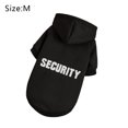 thumbnail image 2 of Pet sweater Pet clothes coat SECURITY printed security hoodie, 2 of 5