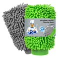 thumbnail image 1 of Manopla de lavado de autos MR.SIGA Premium de microfibra suave de chenilla, 2 unidades, 1 of 7