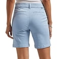 thumbnail image 5 of Tiqkatyck Womens Shorts Clearance, Women's 2024 Summer Solid Color Casual High Waisted Versatile High Elastic Twill Shorts Workout Shorts Women Biker Shorts Women Blue L, 5 of 5