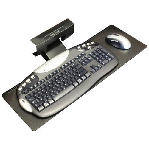 Ergotron Neo-Flex Adjustable Ergonomic Arm Underdesk Mount Keyboard Tray, Black