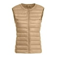 thumbnail image 4 of BKQCNKM Puffer Vest Women Vests for Women 2024 Women Vest Cultivate One Morality Warm V Neck Thin Down Vest Inside Cropped Puffer Vest, Rose Gold 3XL, 4 of 5