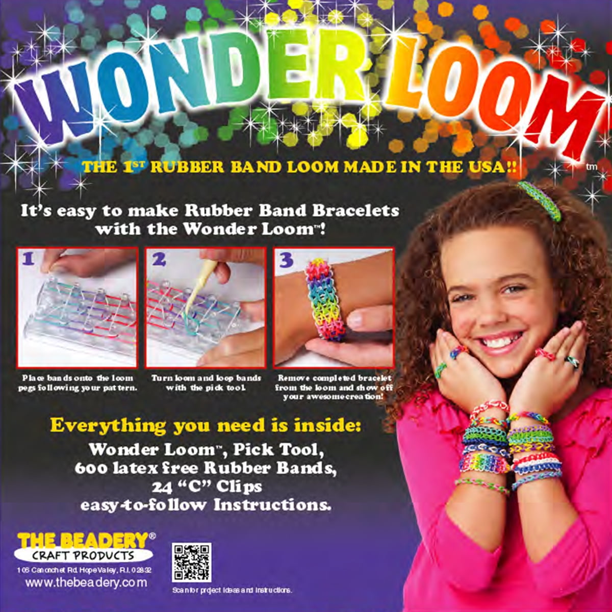 How to Make a Bracelet with Rainbow Loom Bands and Metal Chain