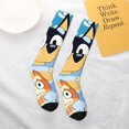 thumbnail image 6 of Saiise Bluey Funny Socks Men Women Boys Kids Adults Novelty Graphic Crew Tube Socks Crazy Design Casual Dress Socks for Sports,Running,Travel, 6 of 7