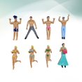 thumbnail image 3 of 8pcs Cup Doll Character Landscape Cup Pendant Cup Hanging Toy (Style Random), 3 of 7