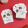 thumbnail image 1 of 50 unids/lote Feliz Navidad DIY etiqueta de regalo única decoración de árbol de Navidad, 1 of 2