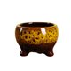 thumbnail image 1 of Matsuzay Maceta decorativa de cerámica redonda para Hotel, hierbas, bonsái, maceta suculenta, maceta para dormitorio, decoración de mesa, regalo de Jardín y Patio Amarillo Matsuzay HA069721-01, 1 of 6