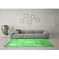thumbnail image 3 of Ahgly Company Indoor Rectangle Abstract Emerald Green Contemporary Area Rugs, 8' x 10', 3 of 4