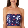 thumbnail image 5 of California Waves Womens Juniors Printed Adjustable Bikini Swim top, 5 of 5