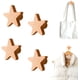 thumbnail image 1 of 4 ganchos adhesivos de madera montados en la pared de madera de haya natural, ganchos de pared para abrigos, entrada, resistente, moderno, organizador individual, ganchos para toallas, creatividad, decorativo, hecho a mano, perchero para sombreros, 1 of 7