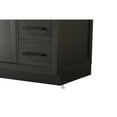 thumbnail image 4 of Elegant Kitchen and Bath Alden 48 Inch Single Bathroom Vanity In Mocha Brown, 4 of 13