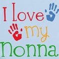 thumbnail image 2 of CafePress - I Love Nonna Infant Bodysuit - Baby Light Bodysuit, Size Newborn - 24 Months, 2 of 4