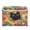 Black Cat Among Colorful Flowers, variant on Large Fliplid Foldable Storage Bin Boxes Cubes Baskets with 2 Handles for Clothes Books 16.5x12.6x11.8 Inch Beautiful Watercolor Deer