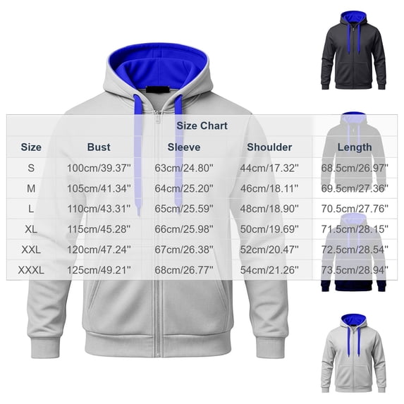 Qiyinn Men's Zip Up Hoodie Lightweight Baseball Raglan Hooded Sweatshirt