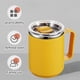 thumbnail image 5 of Taza de café de 450 ml Taza de acero inoxidable aislada con asa y tapa (naranja), 5 of 8