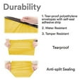 thumbnail image 2 of 8"x10" (20cm x 26cm) 400pcs Yellow Poly Bag Mailers Plastic Packaging Mailing Shipping Bag Waterproof and Tear-Proof Strong Self Adhesive Multipurpose Envelope Small Medium Large, 2 of 7