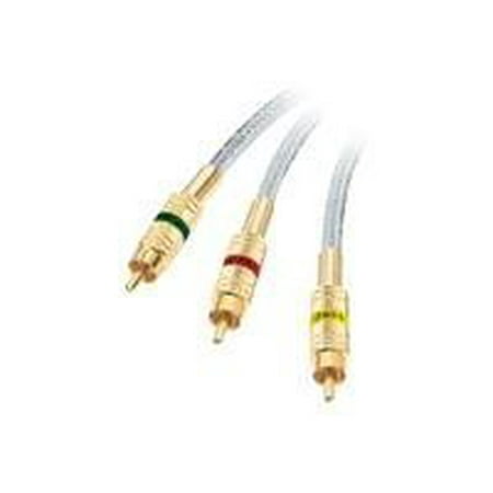 RCA DT6DC - Video cable - component video - RCA male to RCA male - 6 ft - metallic silver