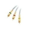 RCA DT6DC - Video cable - component video - RCA male to RCA male - 6 ft - metallic silver