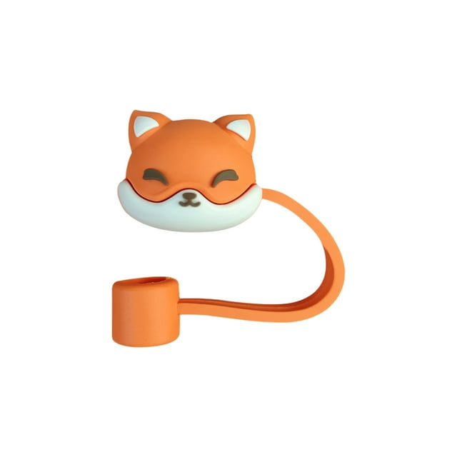 WREESH 1PC Silicone Straw Tips Drinking Cap Proof Plugs Cover Creative Cup Accessories 6-8mm Straw Sealing Tools Clearance
