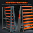 thumbnail image 6 of ELAYARD Tool Holder Storage:CNC Tool Storage Rack Organizer for Workshop Shed Garage Home - 8 Row Organization Keeper-antislip properties-Cold Rolled Steel for Small Equipment,60.13X34.58X19.65in, 6 of 10