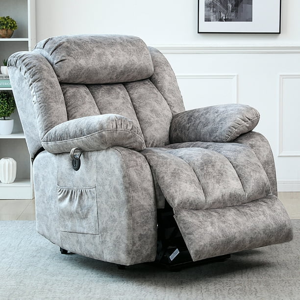 Power Lift Recliner Chair with Heat & Vibration, Massage Reclining