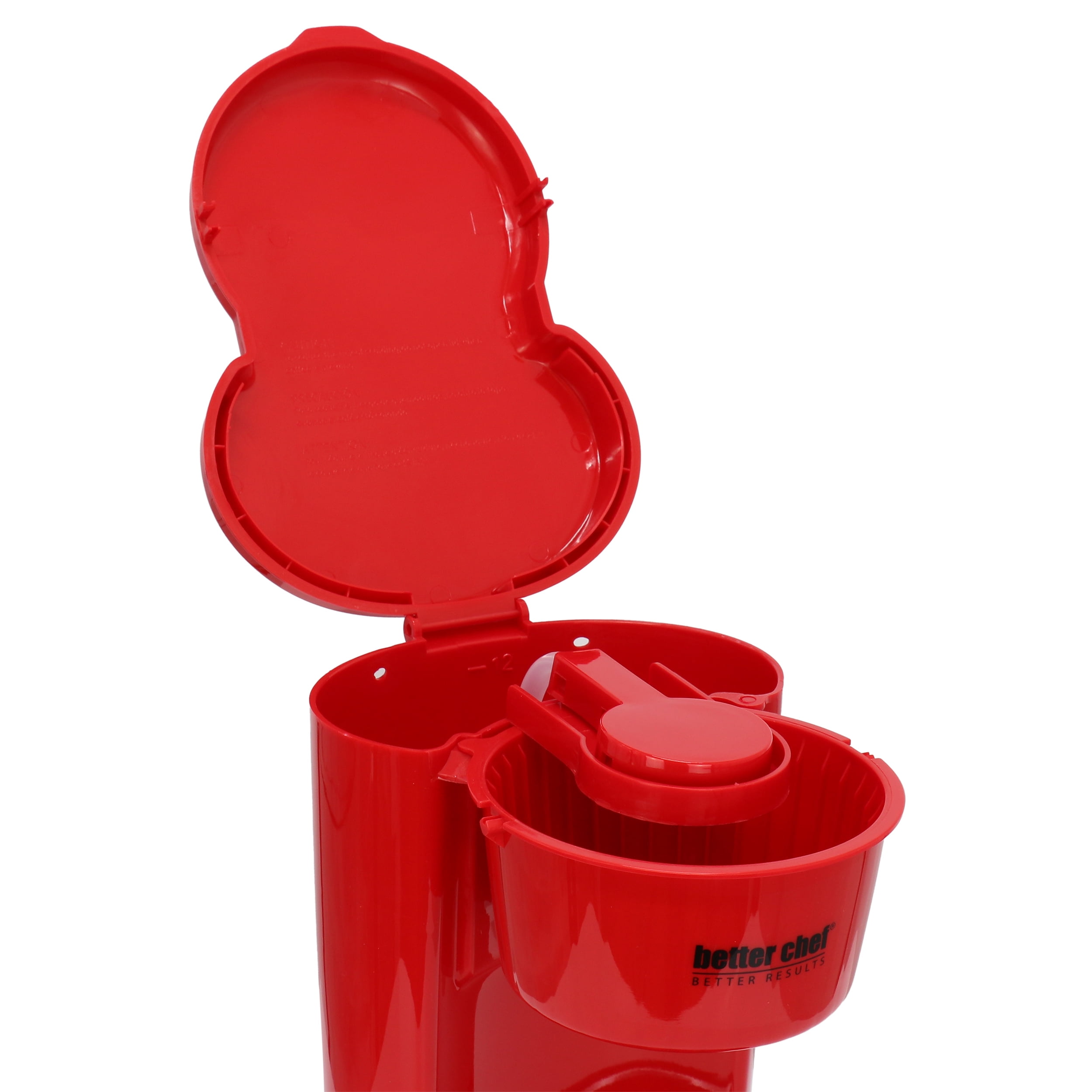 Better Chef 12 Cup 900 Watt Coffee Maker in Red