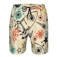 thumbnail image 4 of Kll Rockets Men'S Casual Summer Beach Shorts Hawaiian Shorts With Pockets-Small, 4 of 9