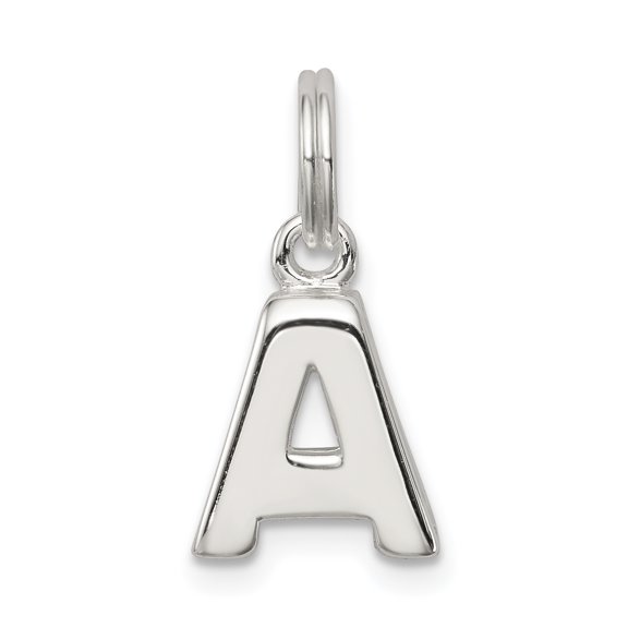 Sterling Silver Letter A Initial Charm QC8460A