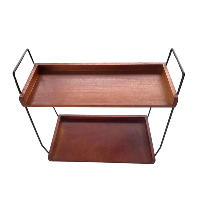 Mornei Coffee Station Organizer Coffee Bar Accessories Vintage Cafe Countertop Desktop