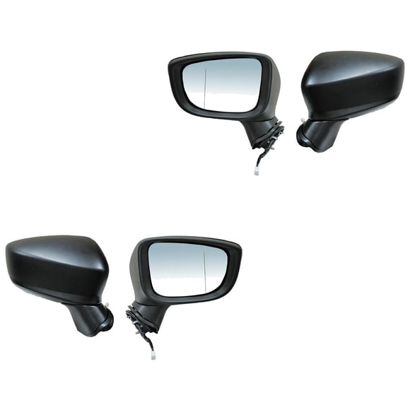 Par de Espejos MAZDA 3 2014 al 2016 GENERICA 1 par Izquierdo y Derecho Para Pintar Eléctrico Producto Nuevo