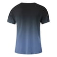 thumbnail image 6 of RATTOYY Men's Sun Protection Shirts Mens Summer Leisure Sports T Shirt Fashion Lapel Simple Gradient Short Sleeved Round Neck T Shirt Mens Fashion Outwear, 6 of 7
