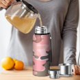 thumbnail image 4 of Camouflage 20oz Stainless Steel Thermal Bottle with Tea Filter and Cup Lid, Vacuum Insulated Coffee Mug with 316L Inner Liner, Leakproof Travel Thermos for Office, Commute & Outdoor, 4 of 6