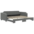 thumbnail image 3 of Bowery Hill Contemporary Daybed With Trundle in Dark Gray Finish, 3 of 7