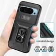 thumbnail image 4 of Funda para GANGXUN Google Pixel 9 - Soporte metálico, Función magnética, Negro, 4 of 5