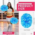 thumbnail image 2 of EONQY 8 Pcs Cheerleading Pom Poms with Baton Handle Cheering Squad Hand Flower for Adults Team Spirit Sports Game Dancing Party, 2 of 4