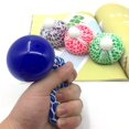 thumbnail image 2 of 4pcs Randomly Mesh Squishy Balls Stress Relief Squeeze Grape Balls Relieve Pressure Balls, 2 of 4