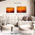 thumbnail image 4 of Elephant Stock Chesapeake Bay Sunrise Wall Art - Horizontal Canvas Wall Art - Living Room Wall Decor - Nature Canvas - Orange And Black Decor - 30" x 20", 4 of 8