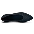 thumbnail image 4 of LANCROP Women's Wide Width Pointed Toe Ballet Knit Flats Slip On Dress Loafers Casual Shoes, 4 of 4