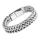 thumbnail image 4 of Pulsera magnética de acero de titanio, pulsera con imanes de doble fila, joyería de moda plateada, regalo para hombres de 21cm/8,27 pulgadas, 4 of 10