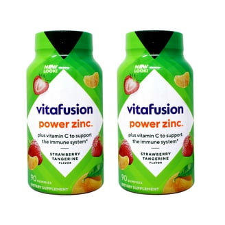 vitafusion Zinc Supplement Gummies, Strawberry Tangerine Flavor