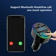 thumbnail image 3 of Bluetooth FM Transmitter for Car with Dual USB and Type-C Charger, Hands-Free Calling, Bluetooth 5.0, MP3 Player, 7 Color LED Backlit, Car Audio Adapter, 3 of 9