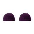 thumbnail image 1 of Qarigey Gorro de a prueba de frío para mantener el calor a prueba de viento gorro de lana transpirable para deportes al aire libre gorros Púrpura 2piezas Qarigey CBP227976, 1 of 6