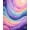 Purple Pink Multicolor, Pattern 2, variant on ODIKA Classroom Kawaii Pastel Faces Sparkle Motif Purple Video Stars Stain Resistant Low Profile for Dorm Room, Small Living Apartment