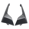 thumbnail image 2 of Guardabarros de motocicleta con aspecto de fibra de carbono apto para 125 150 Fibra de carbón Cola protector de pierna lateral motorycle, 2 of 8